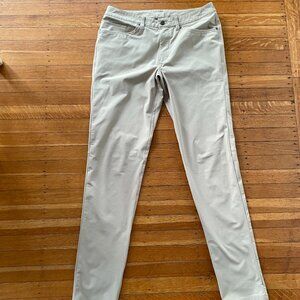 lululemon ABC Slim-Fit 5 Pocket Pant 37"L Warpstreme - light khaki 32 waist